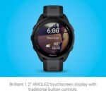 خرید GARMIN Forerunner 165-43mm, Black | Lightweight GPS Runners از آمازون امارات