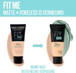 خرید Maybelline New York Liquid Foundation, Matte & Poreless, از آمازون امارات