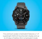 خرید GARMIN D2 MACH 1 BLACK BRUSHED TITANIUM WITH از آمازون امارات