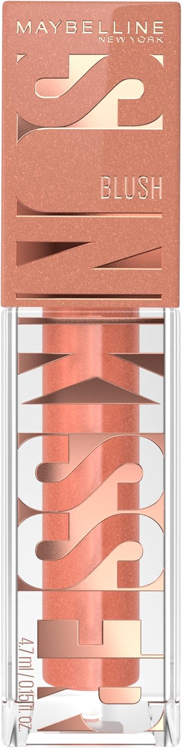 Maybelline New York, Sunkisser Multi-Use Liquid Glow Blush and Bronzer, Blendable, Longwear, Glowy Make Up, with Vitamin E, 03 Sol Search, 1 Count 1 رژگونه مایع مایبلین سانکیسر