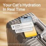 خرید PETLIBRO App Monitoring Cat Water Fountain, 2.5L/84oz Dockstream از آمازون امارات